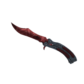 StatTrak™ Butterfly Knife | Slaughter (Minimal Wear)