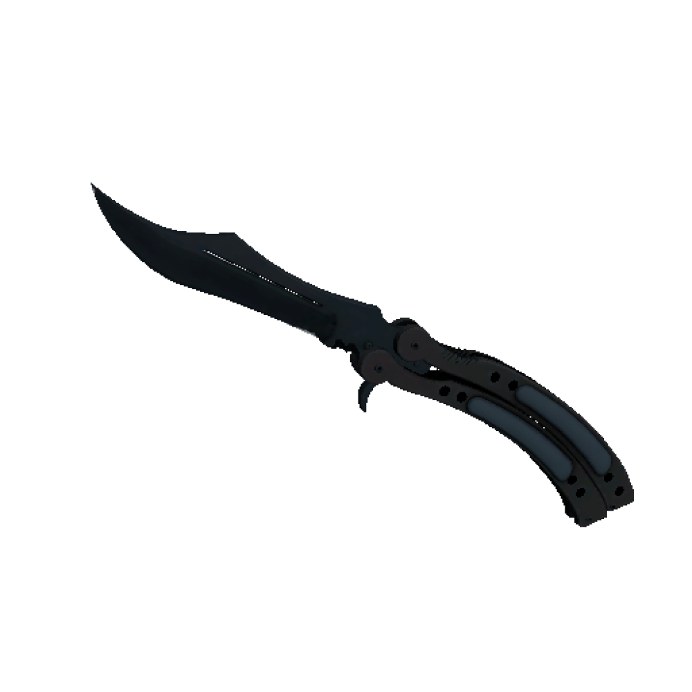 StatTrak™ Butterfly Knife | Night (Minimal Wear)