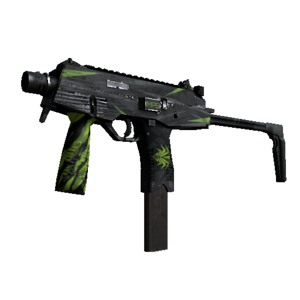 StatTrak™ MP9 | Deadly Poison (Battle-Scarred)