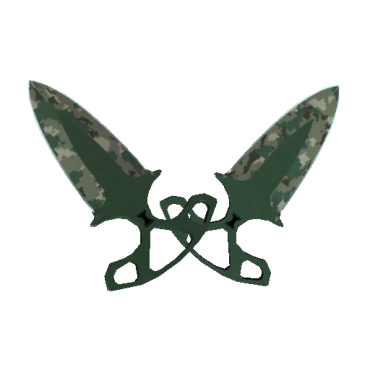 Shadow Daggers | Forest DDPAT (Well-Worn)