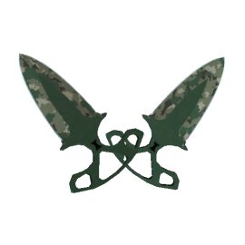 StatTrak™ Shadow Daggers | Forest DDPAT (Field-Tested)