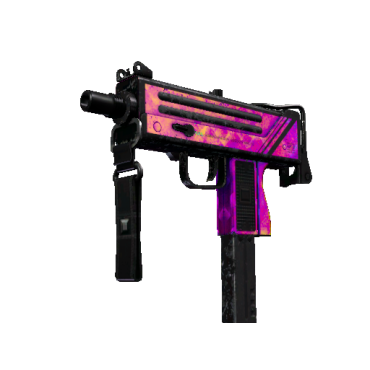 StatTrak™ MAC-10 | Disco Tech (Battle-Scarred)