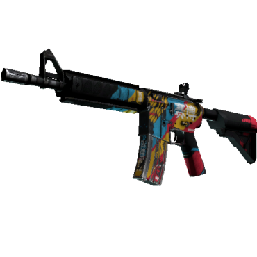 M4A4 | Cyber Security (Battle-Scarred)