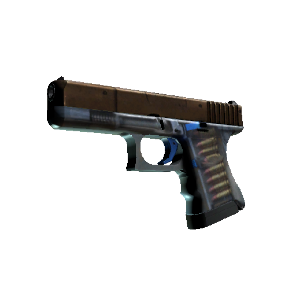 Glock-18 | Clear Polymer (Battle-Scarred)