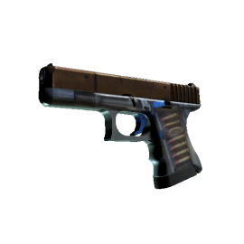 StatTrak™ Glock-18 | Clear Polymer (Battle-Scarred)