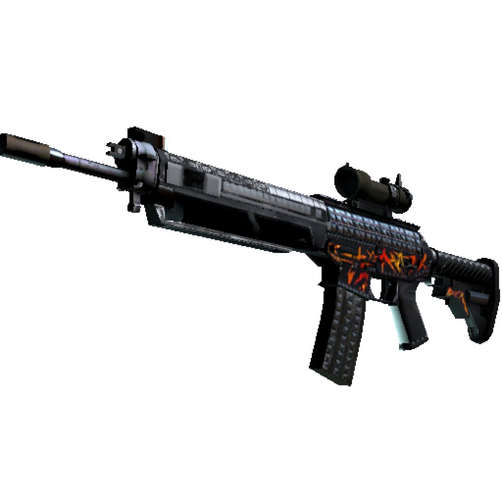 StatTrak™ SG 553 | Heavy Metal (Minimal Wear)