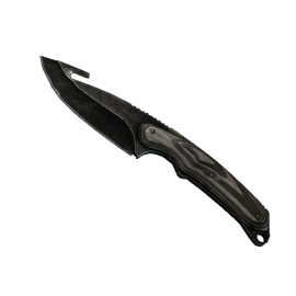 Gut Knife | Black Laminate (Battle-Scarred)