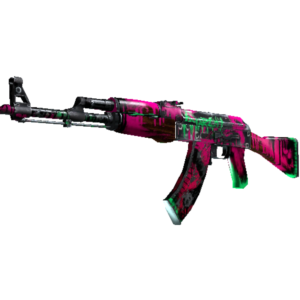 StatTrak™ AK-47 | Neon Revolution (Battle-Scarred)