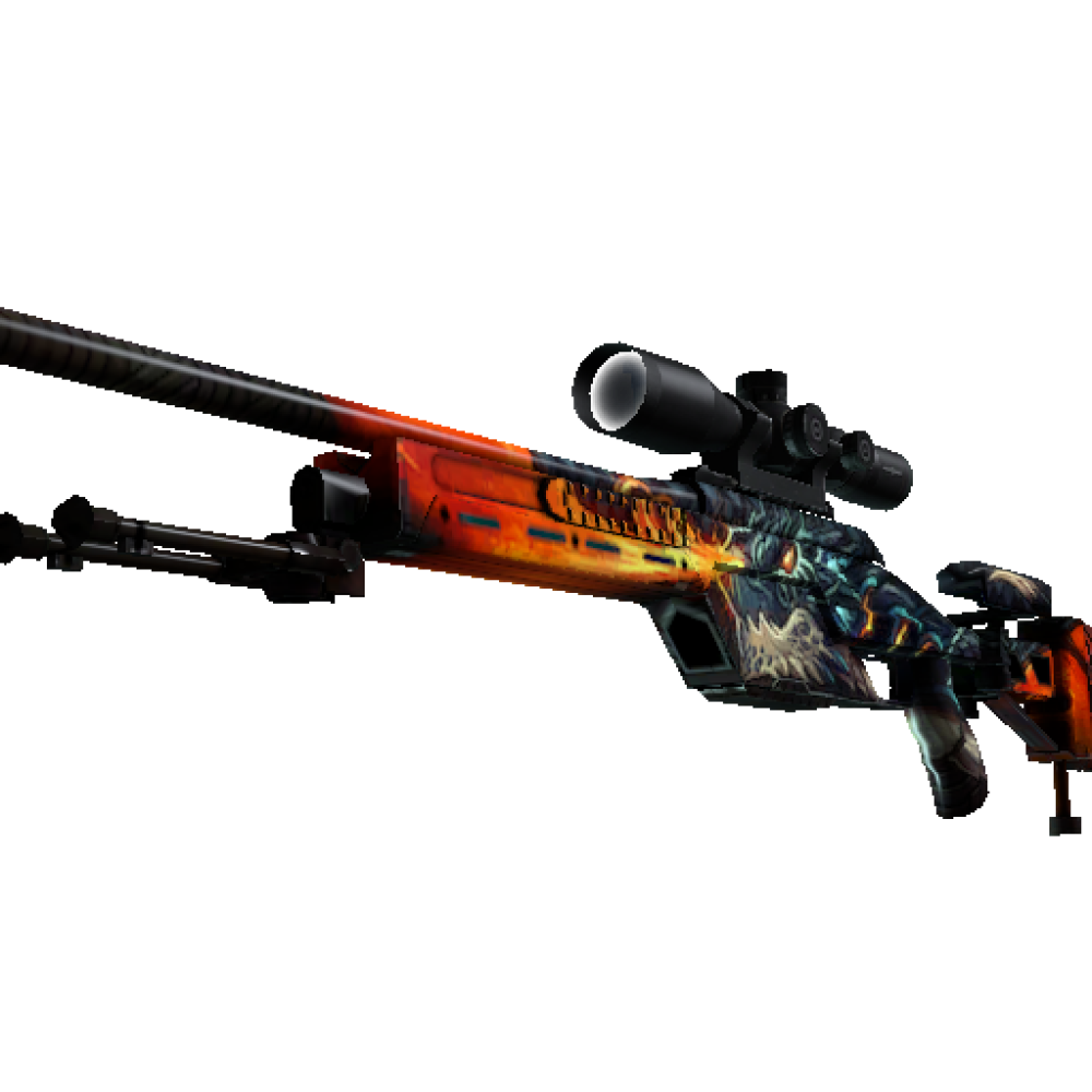 Stattrak ™ SSG 08 | Dragonfire (Minimal Wear)