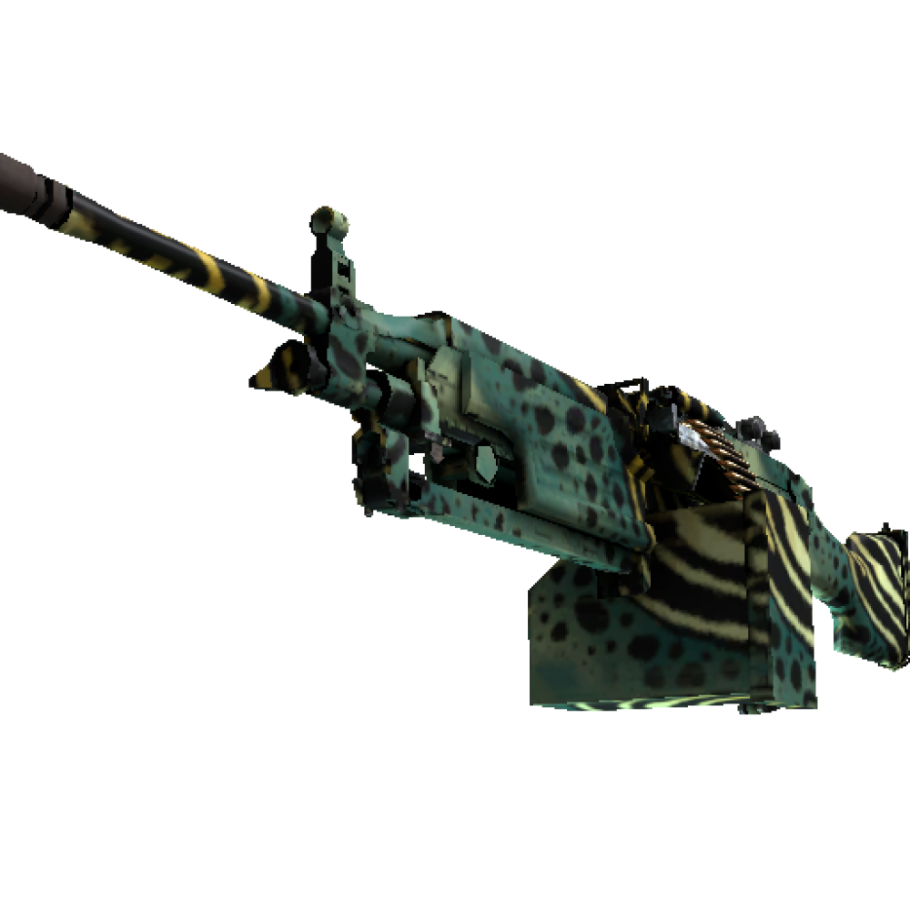 Stattrak ™ M249 | Emerald Poison Dart (Factory New)