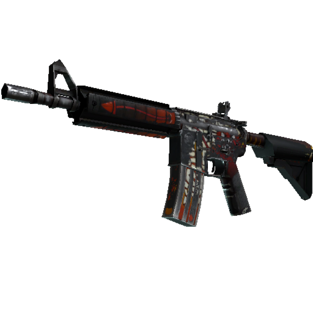 StatTrak™ M4A4 | Hellfire (Battle-Scarred)