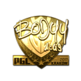 Sticker | Bodyy (Gold) | Krakow 2017