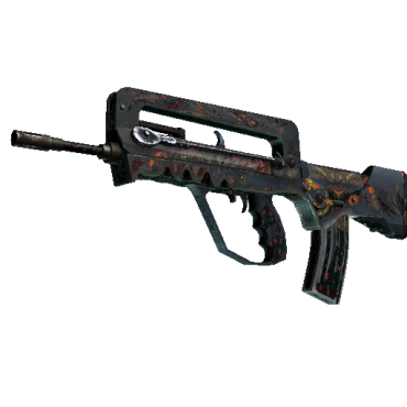 FAMAS | Eye of Athena (Battle-Scarred)