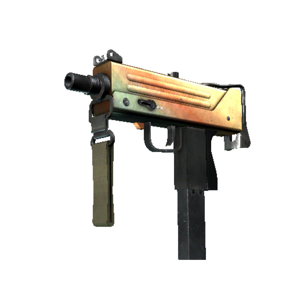 MAC-10 | Amber Fade (Field-Tested)