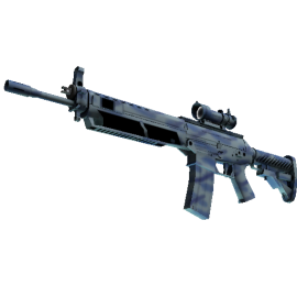 StatTrak™ SG 553 | Wave Spray (Minimal Wear)