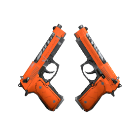 Dual Berettas | Demolition (Well-Worn)