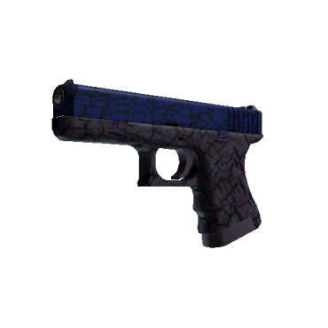 Stattrak ™ Glock-18 | Blue Fissure (Minimal Wear)