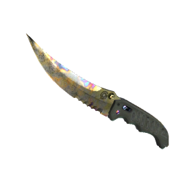 Flip Knife | Case Hardened (Minimal Wear)