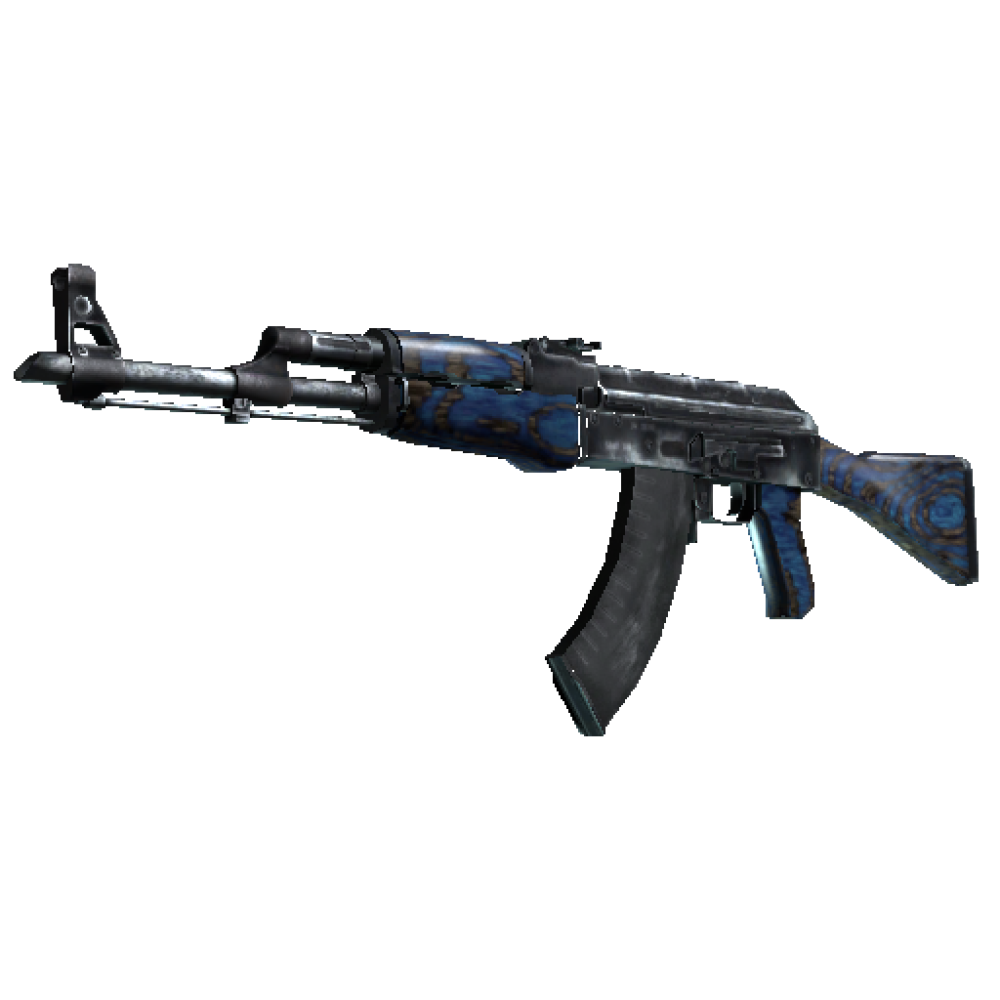 StatTrak™ AK-47 | Blue Laminate (Well-Worn)