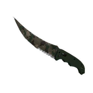 Flip Knife | Forest DDPAT (Well-Worn)