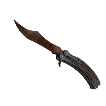 Butterfly Knife | Rust Coat (Battle-Scarred)