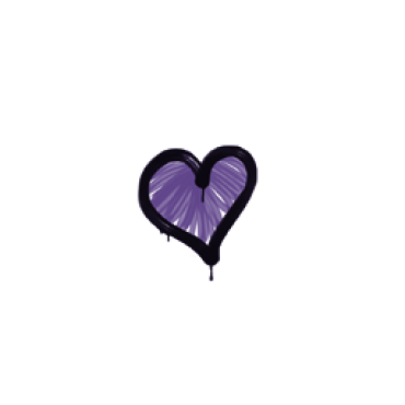 Sealed Graffiti | Heart (Monster Purple)